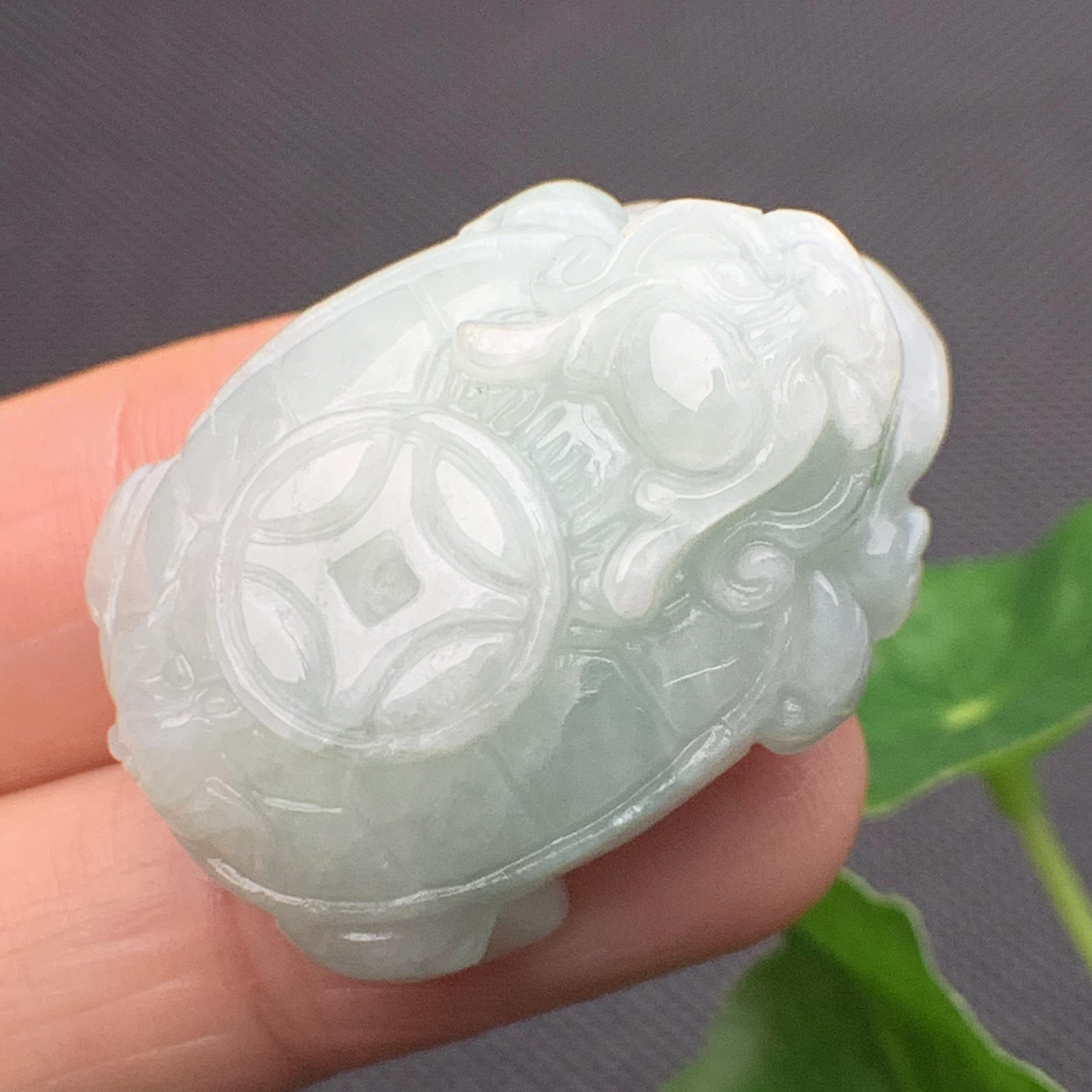 Bách thọ quy long ngọc phỉ thúy tự nhiên Jadeite A