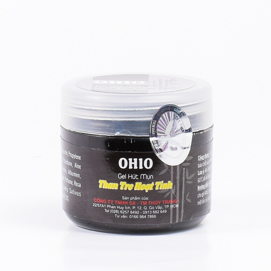 Gel Hút Mụn Đầu Đen Than Hoạt Tính - OHIO ỐC SÊN NEW DAY