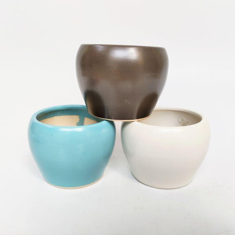 Chậu trồng cây mini hình lu, chậu sứ để bàn phù hợp trồng sen đá, xương rồng, cẩm nhung gốm sứ Bát Tràng