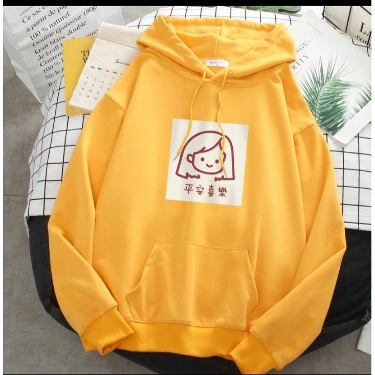 Áo hoodie logo cô gái chất nỉ bông dày siêu ấm 76