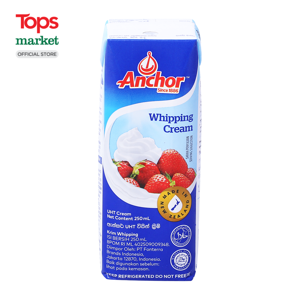 Kem Whipping Anchor 250Ml