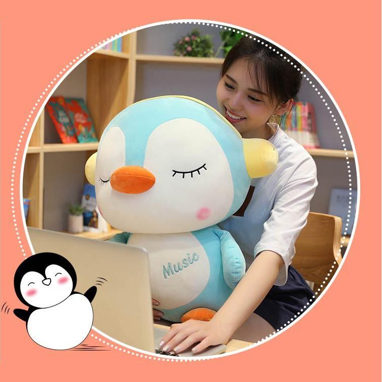 Gấu Bông Chim Cánh Cụt Cute Hình Thú Đẹp Dễ Thương Cao Cấp Nhỏ Size 40 - 50