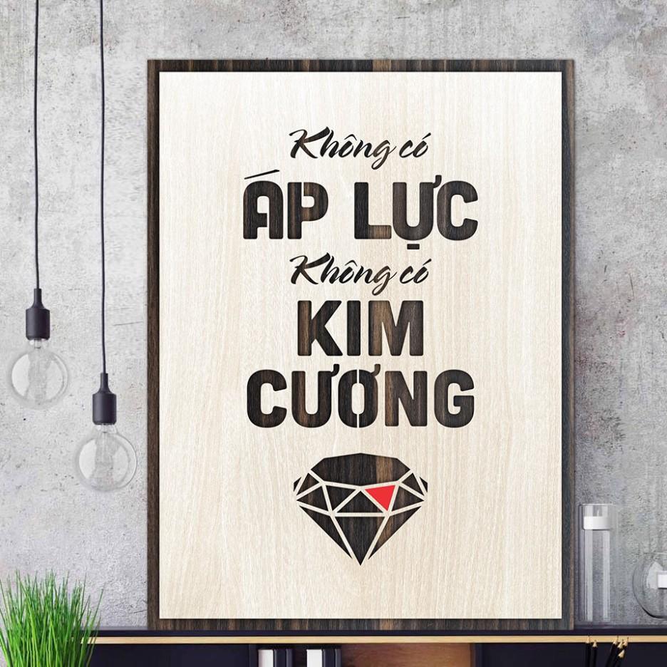 Tranh động lực CARINA T010 - Không có áp lực không có kim cương