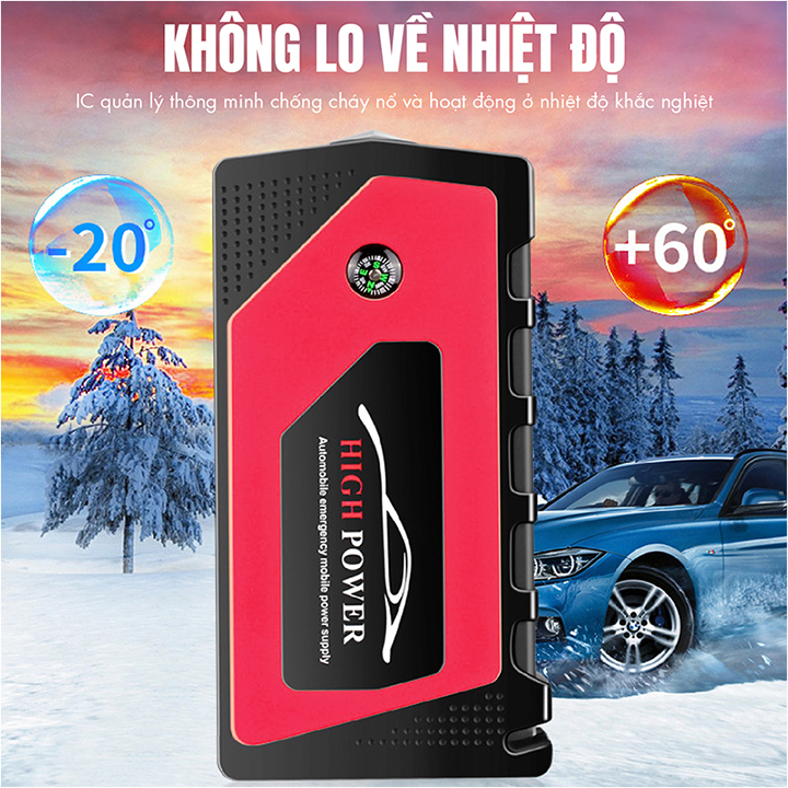 Bộ Kích Bình Ô Tô High Power 20000mAh Cao Cấp