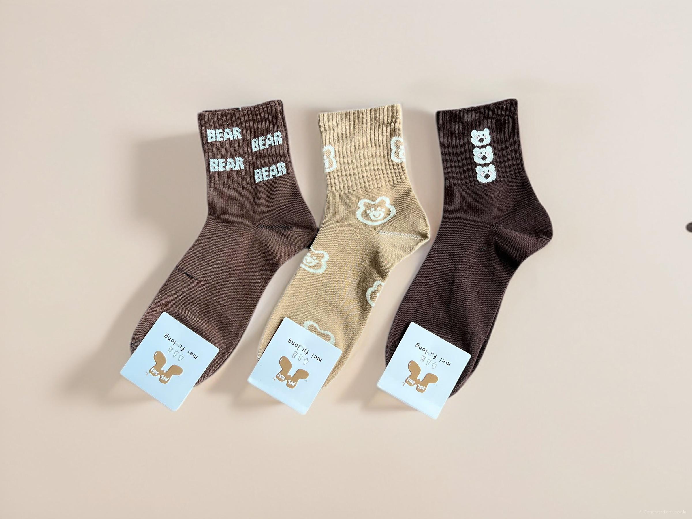 SET 5 ĐÔI TẤT VỚ NỮ CAO CỔ MÃ 21 DÀNH CHO NỮ