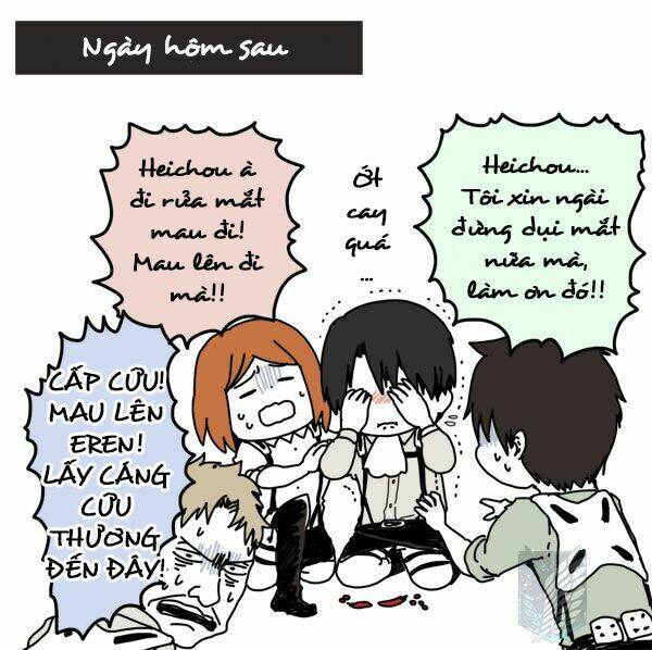 đại chiến titan - những sưu tầm về doujinshi chapter 33 4