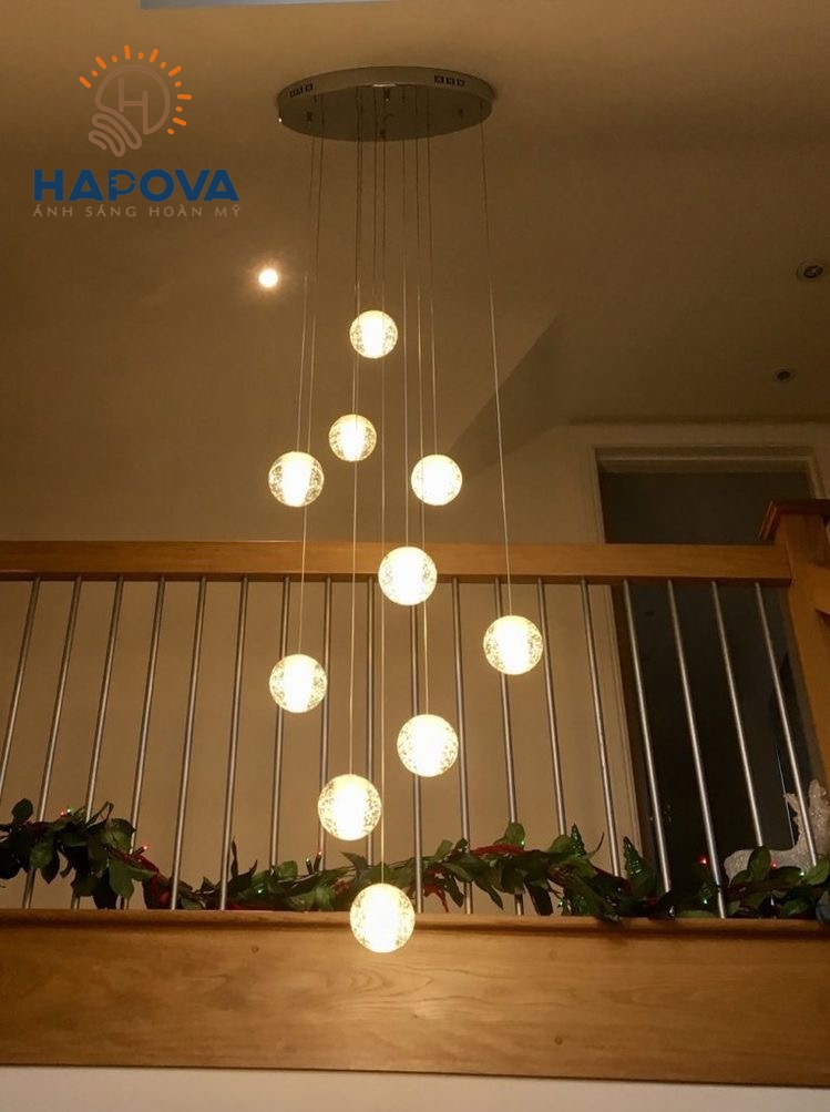 Đèn thả thông tầng giọt nước ( ĐÃ BAO GỒM BÓNG LED G4 ) HAPOVA CAFAS 1059