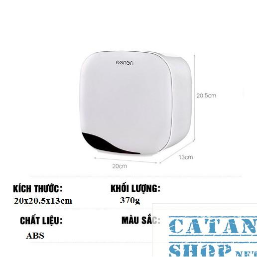 Hộp đựng giấy vệ sinh dán tường Cao Cấp, Hộp khăn giấy OENON chống nước, đa năng, siêu tiện dụng-GD467-HGVS-HinhVuong