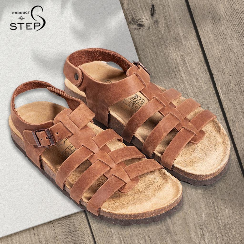 Giày đế trấu Unisex Da Quai chiến binh
