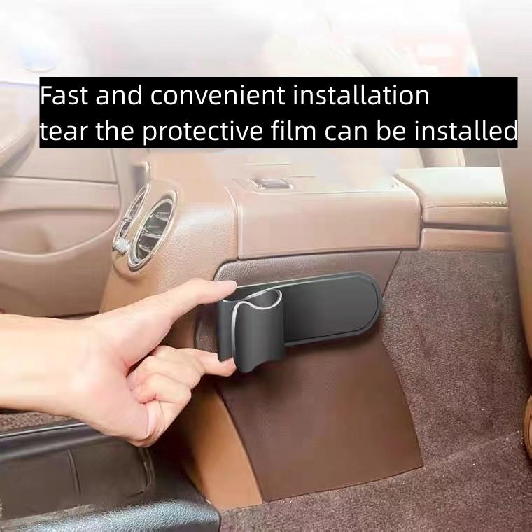 1 Cái Tự Dán Xe Vechicle Dù Móc Đa Giá Đỡ Móc Treo Ghế Tự Động Kẹp Dây Giá Nội Thất Ô Tô Phụ Kiện Xe Hơi