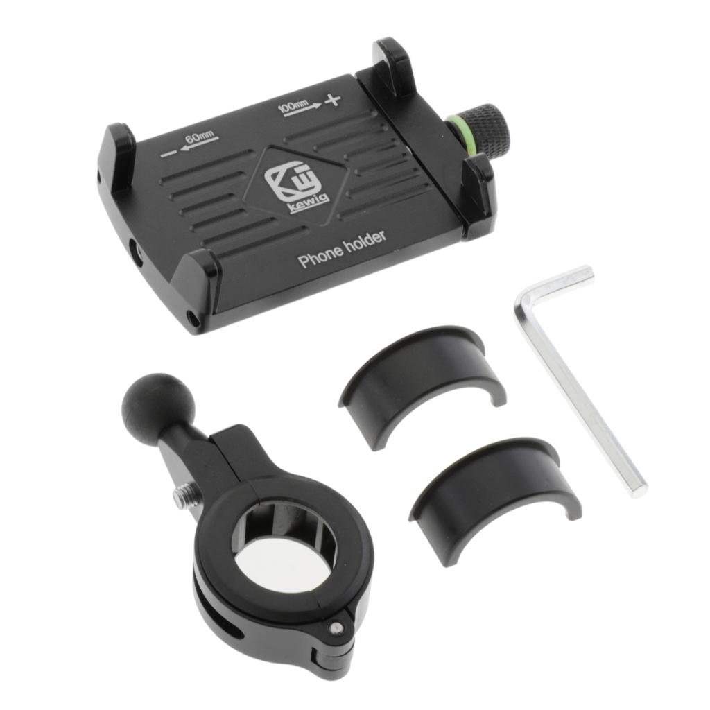 Motorcycle Handlebar Phone GPS Mount Holder USB Charger Corrosion Resistance
