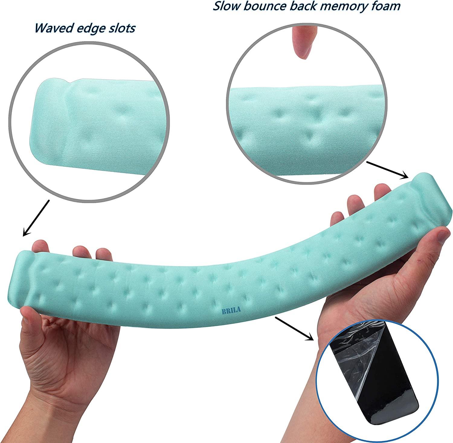 Bộ đệm lót chuột và bàn phím Memory Foam cho máy tính, laptop