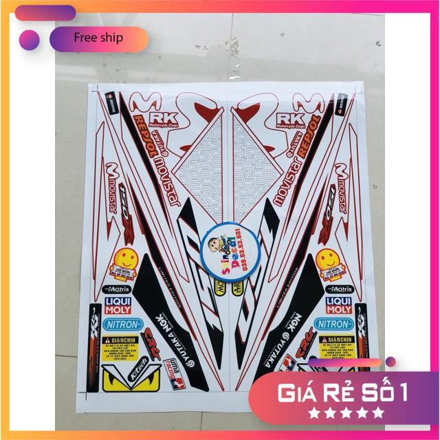 Tem rời dành cho xe winner Movistar dán xe đỏ