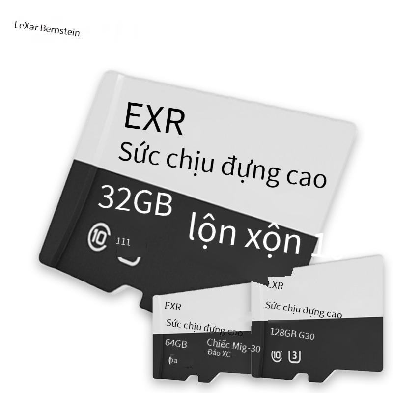 Thẻ giám sát Lexar giá thấp nhất TF32G 64G 128G độ bền cao Thẻ ghi an ninh video HD thẻ nhớ