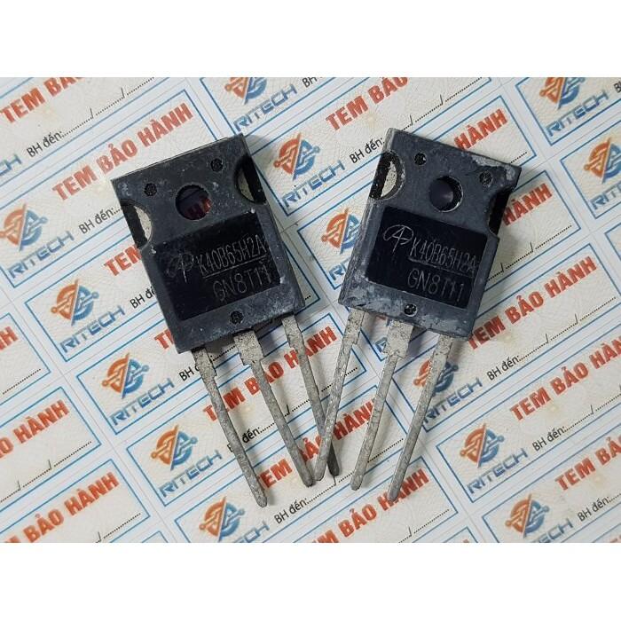 Combo 3 chiếc K40B65H2A, AOK40B65H2AL IGBT 650V/40A TO-247 Tháo Máy- Hàng chính hãng