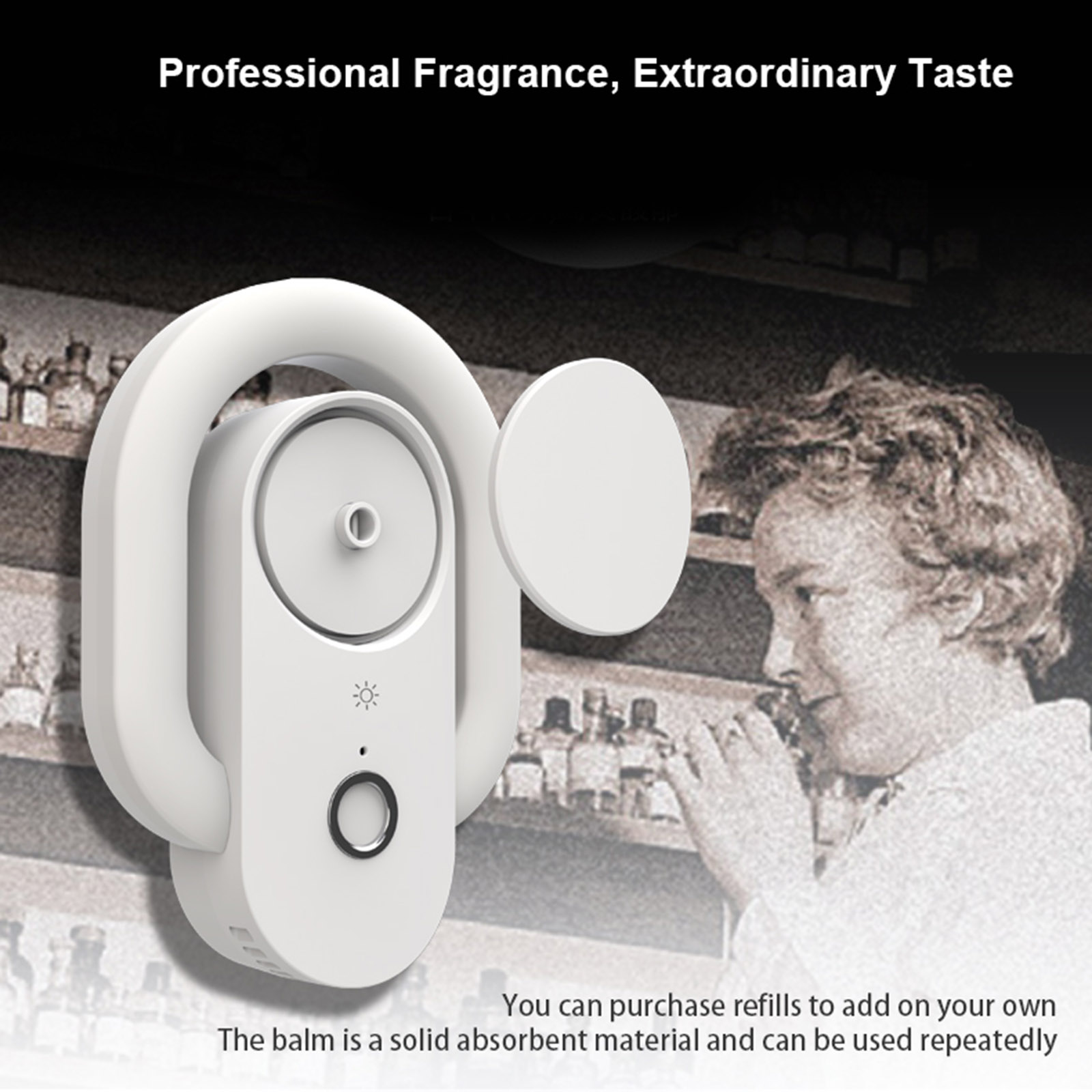 Máy lọc không khí Anion có Đèn tường với các mảnh Aroma Đèn LED kích hoạt tủ quần áo chuyển động