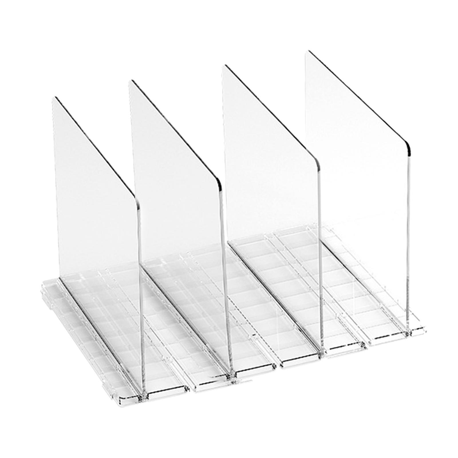 Closet Shelf Dividers Partition Practical Smooth Edges Closets Shelf Separator for Bookcases
