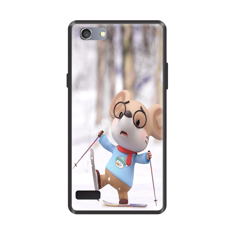 Ốp lưng TPU viền dẻo cho điện thoại OPPO NEO 7 Hình Chuột Tết 2020 - Mẫu 21