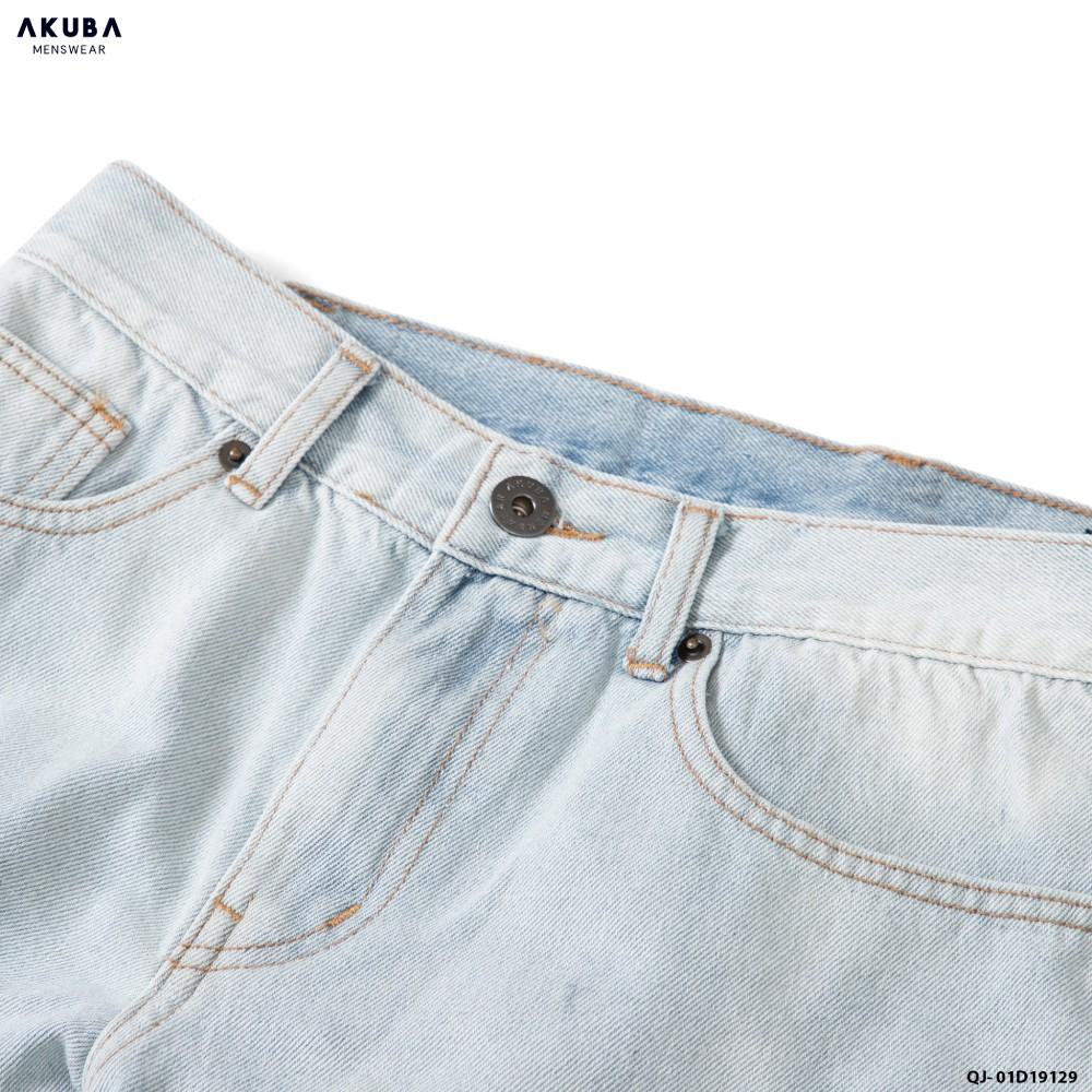 Quần Short Jean Nam Basic AKUBA - Form Skinny | 01D19129