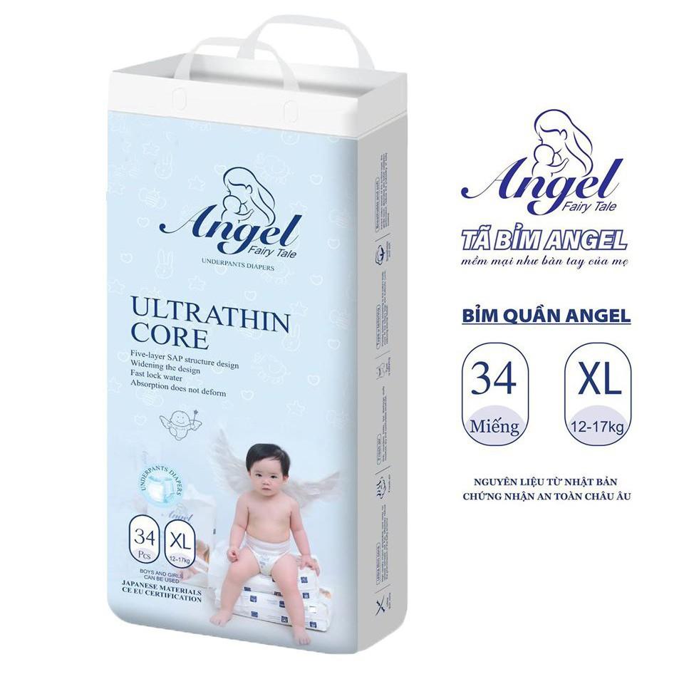 Combo 2 Bỉm Quần ANGEL Absorbent Size M38 - L36 - XL34 - XXL32 - XXXL30