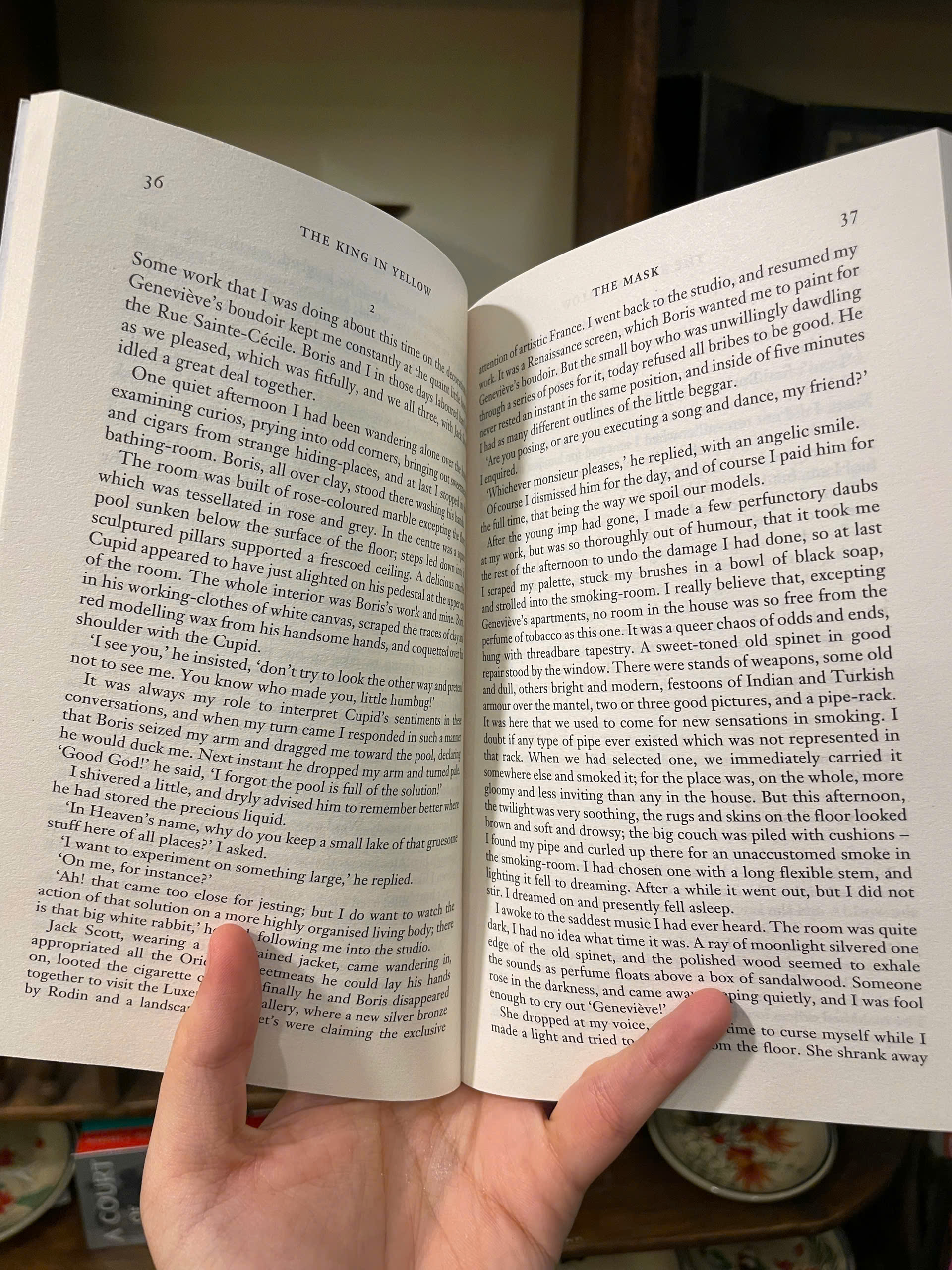 Sách - The King in Yellow (Tales of Mystery &amp; The Supernatural) by Robert W. Chambers | Horror Book