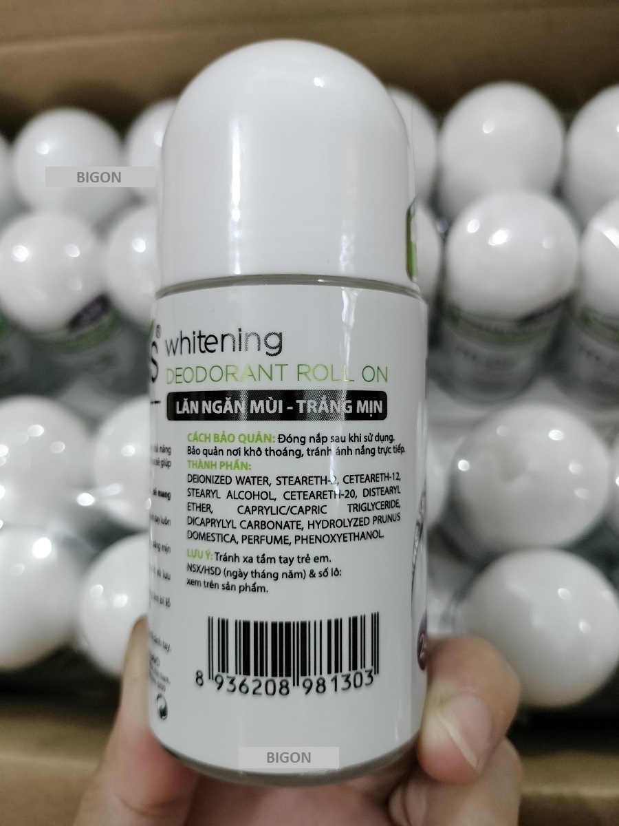 Lăn Khử Mùi M.Pros 60ml - Trắng Mịn - Ngọt Ngào - Khử Mùi Hiệu Quả