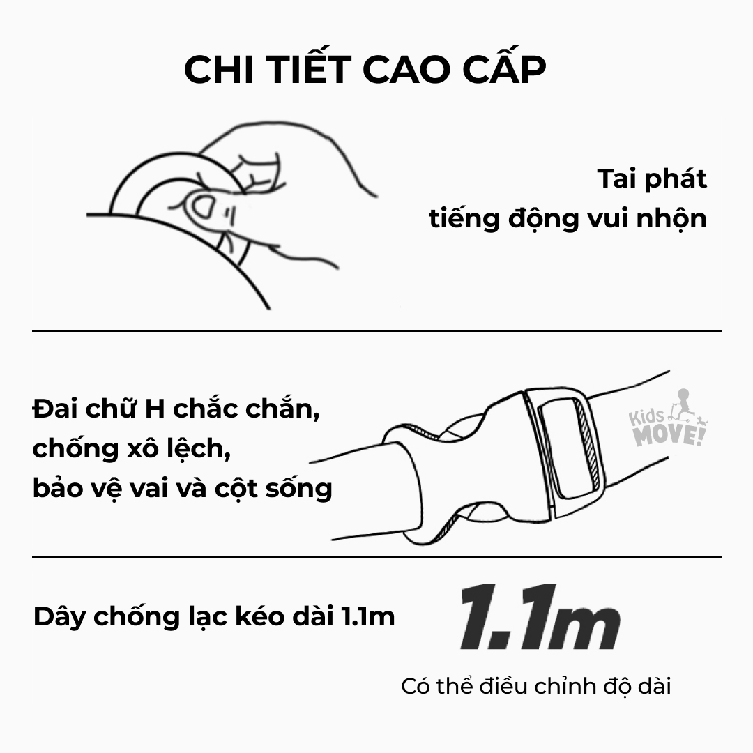 Balo cho bé đi học mẫu giáo, mầm non có dây kéo chống lạc Zoyzoii B32 hình thú chính hãng siêu nhẹ