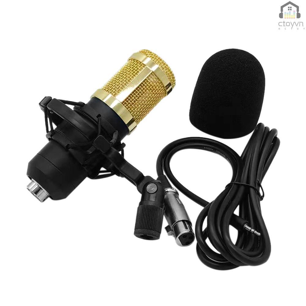 Bộ micro thu âm BM800 độ nhạy cao cho điện thoại máy tính