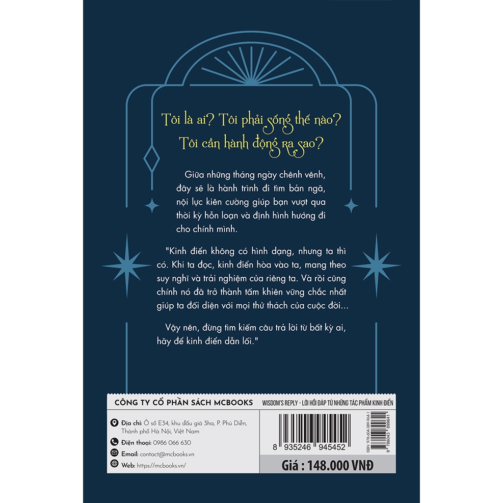 Sách - Wisdom’s Reply – Lời Hồi Đáp Từ Những Tác Phẩm Kinh Điển