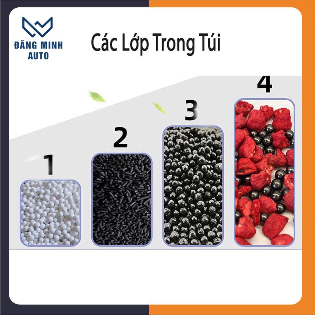Túi than hoạt tính khử mùi ô tô hương hoa nhài oải hương hoa quế khử mùi không khí xe hơi ST009