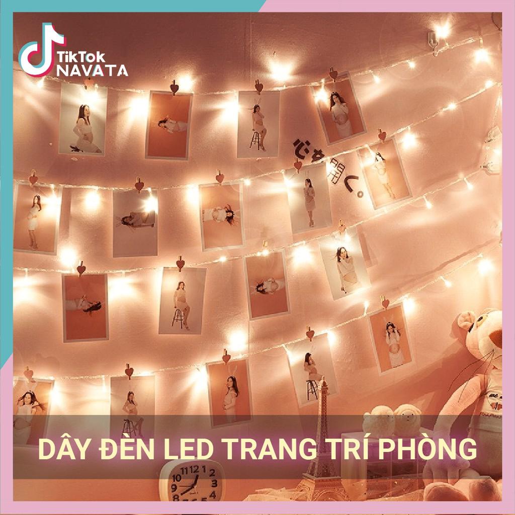 Dây đèn Led đèn trang trí 5m 10m không chớp nháy decor phòng Tiktok Room