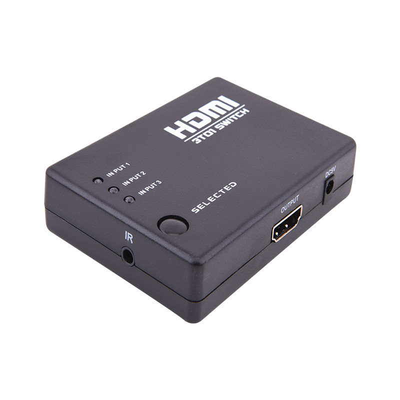 Hub chuyển 3 HDMI sang 1 HDMI HN có Remote  tương thích với các thiết bị có hỗ trợ cổng kết nối HDMI như: HD-DVD, PS3, XBOX, Sky-TVB, Androi box, TV box, Tivi LCD, máy chiếu.