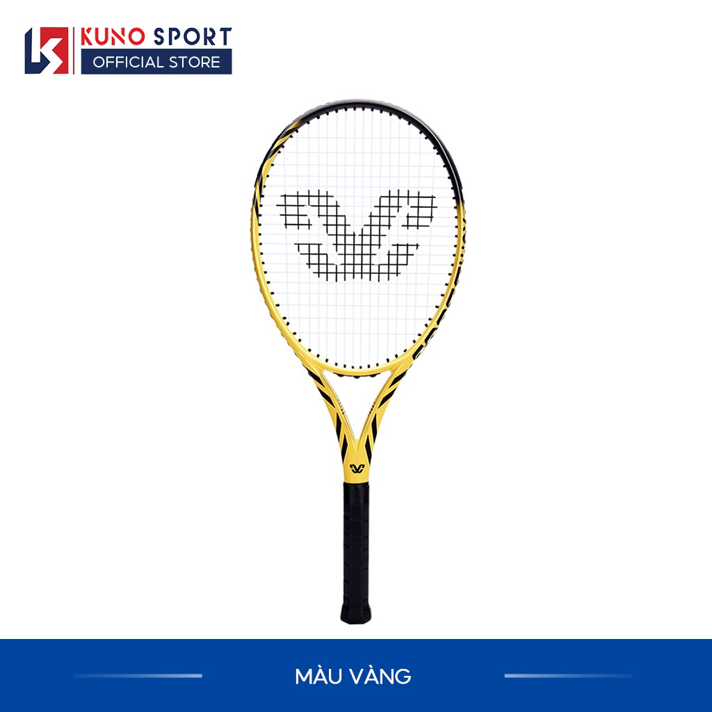 Vợt Tennis CROSSWAY W202 Sợi Carbon Cao Cấp Tặng Kèm Bộ Đế Và Bóng Tập Luyện