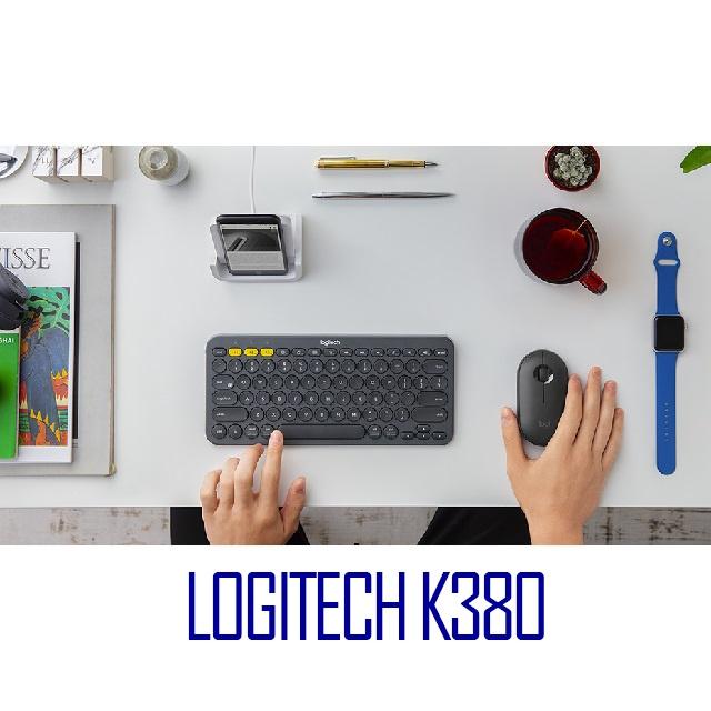 Bàn phím không dây Bluetooth Logitec k380