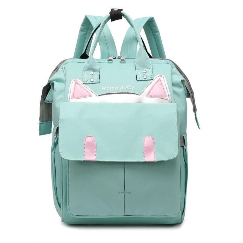 BALO BỈM SỬA MOMMY BAG MẪU MỚI HÌNH TAI MÈO DỄ THƯƠNG