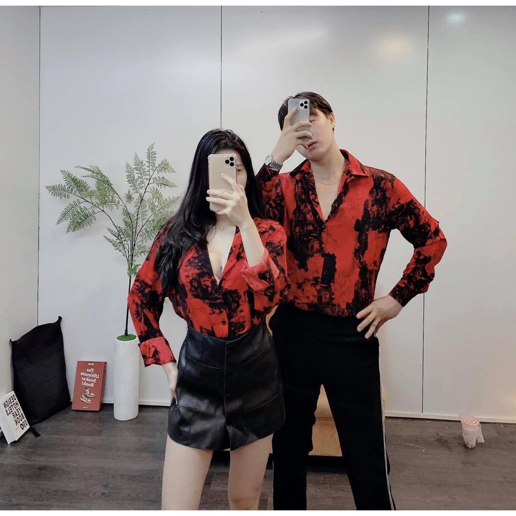 Áo Sơ mi Đôi Nam Nữ Chất Siêu Đẹp