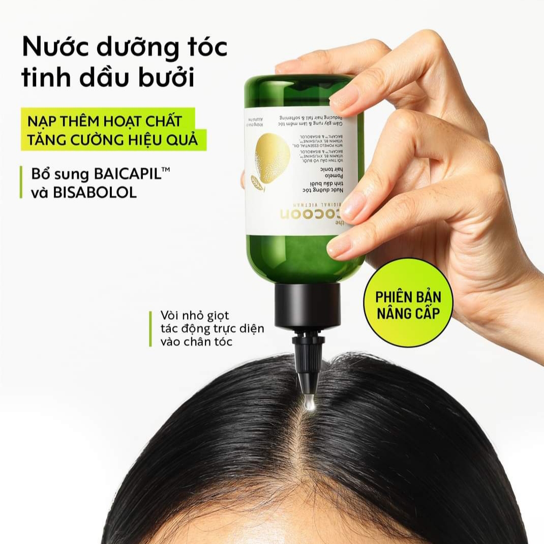 Bộ sản phẩm chăm sóc tóc, dầu gội, dầu xả, xịt bưởi Cocoon - Thanh Mộc Hương Hà Tĩnh