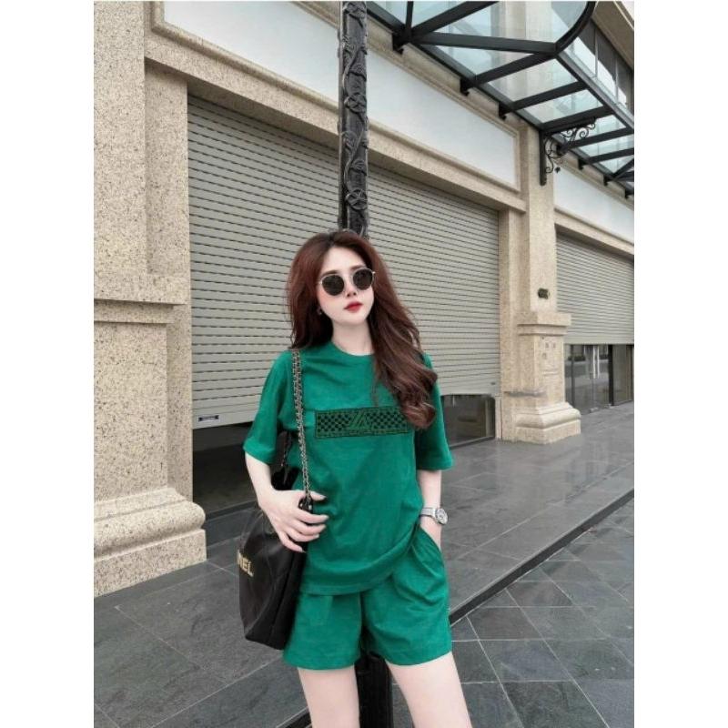 Bộ đồ đùi nữ form rộng mẫu mới đẹp có bigsize chất thun cotton cao cấp, sét bộ đi chơi, bộ đồ mặc ở nhà mùa hè mát mẻ