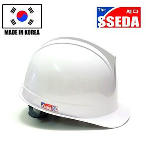 Mũ bảo hộ SSEDA Hàn Quốc nhựa ABS chịu va đập mạnh SAHM-1702 màu trằng ( Hàng nhập khẩu)