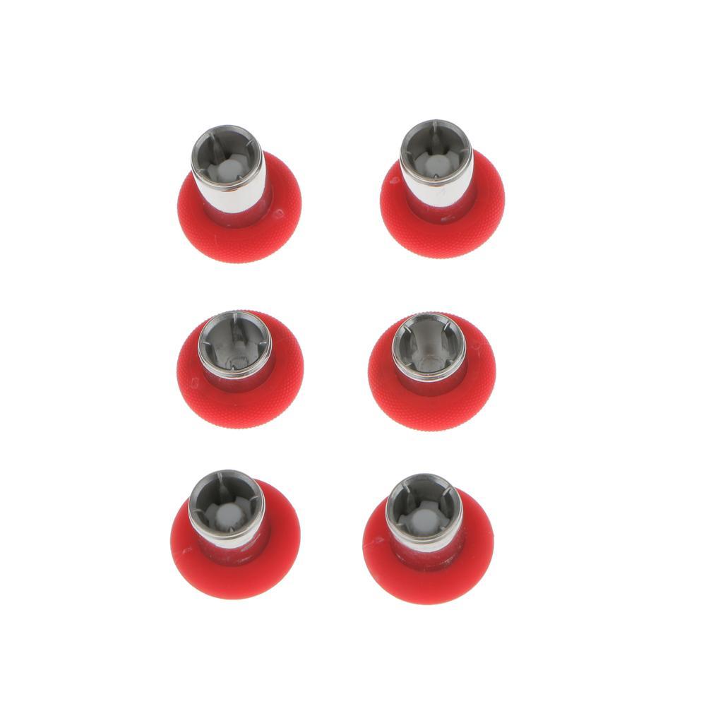 6 Pieces Thumbstick Button Joystick For Game Console Controller
