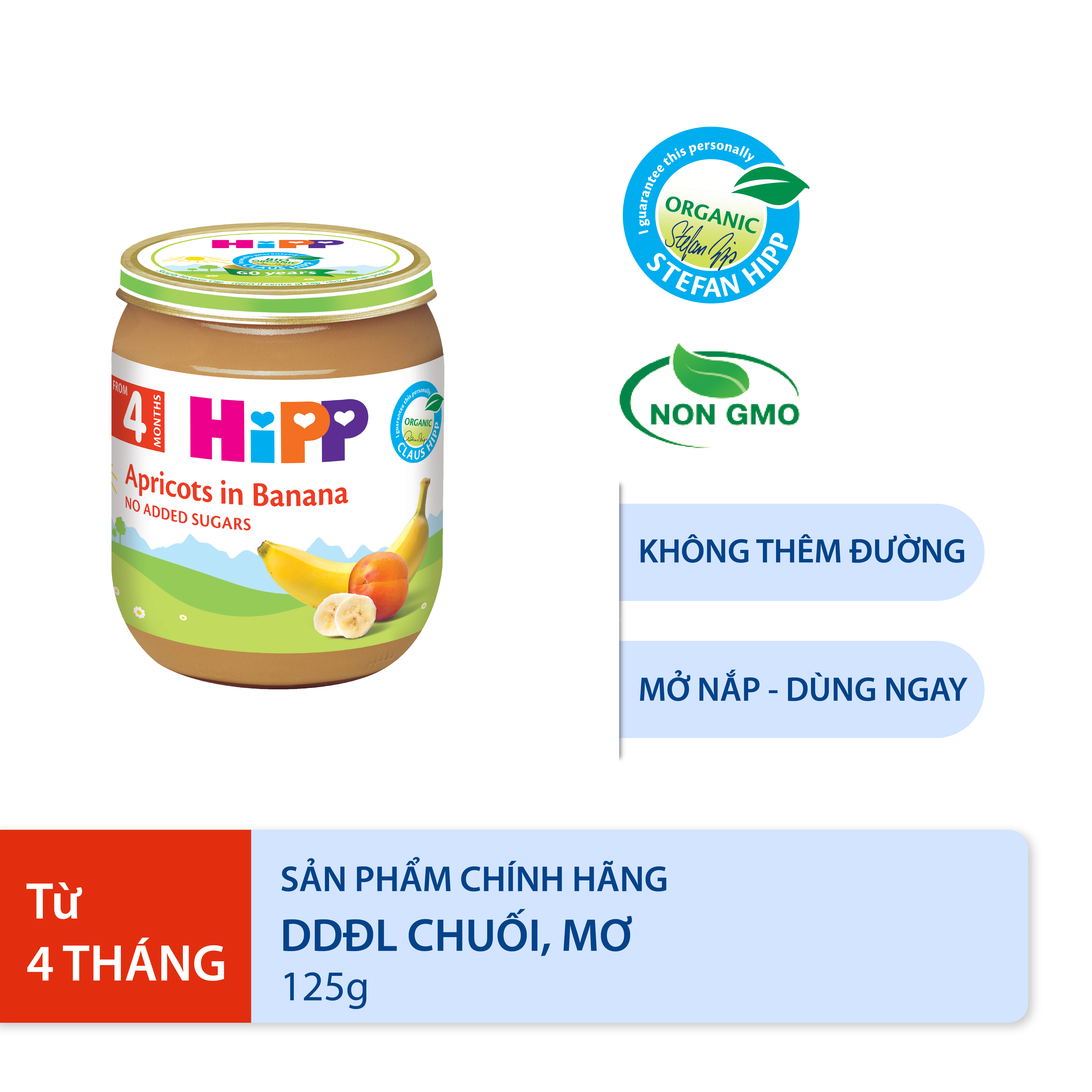 Combo ăn dặm HiPP Organic số 5: Phát triển hệ miễn dich