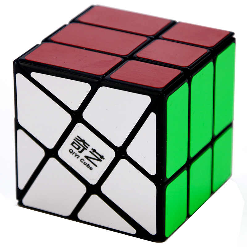 Rubik biến thể QiYi 3x3 Windmill Black hiệu QiYi