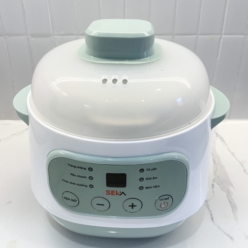 Nồi Nấu Chậm Cho Bé Ăn Dặm SEKA, Nồi Nấu Cháo Chậm, Chưng Yến Hấp Cách Thuỷ Cao Cấp