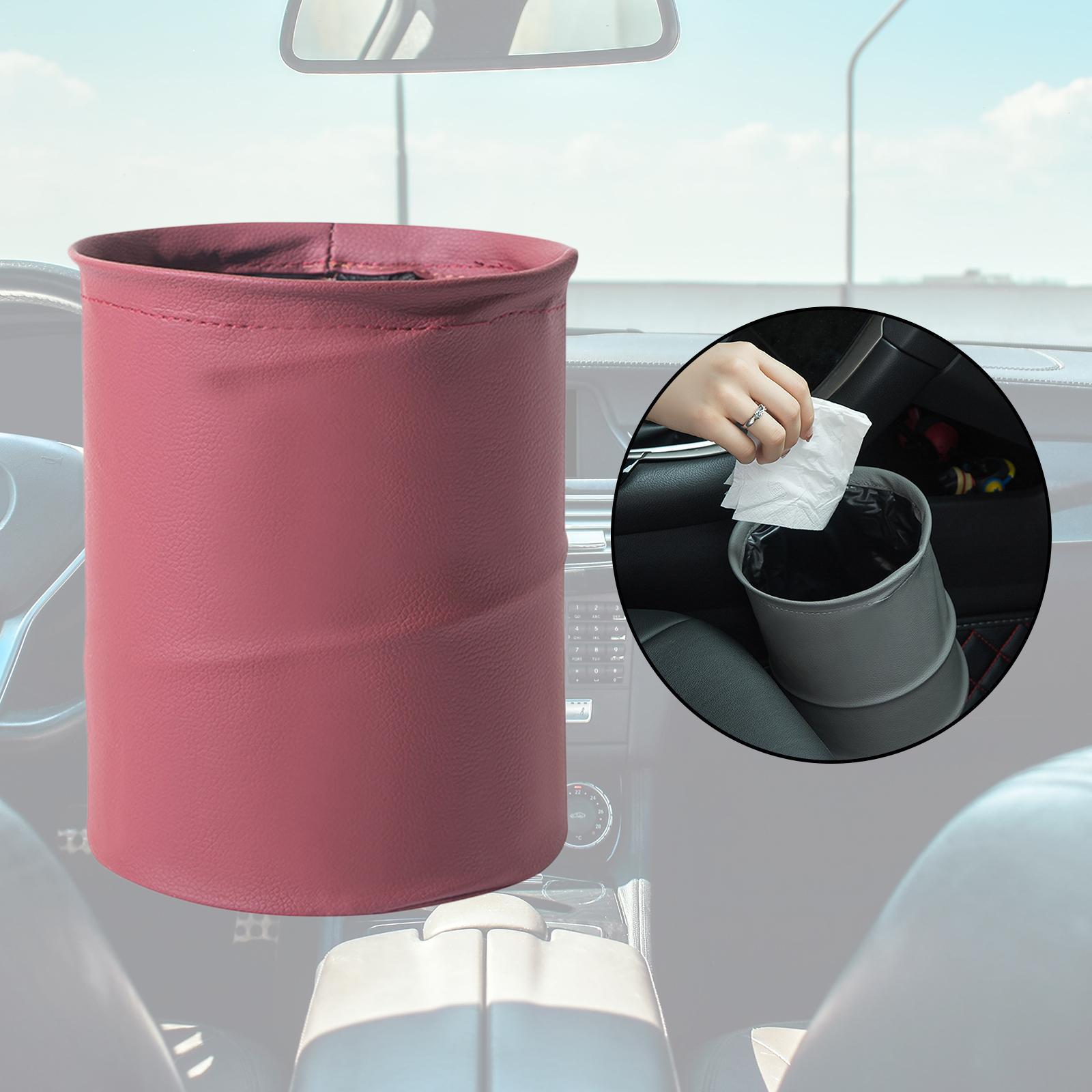 Car Trash can artificial Garbage Bin Waste Basket Rubbish Bin for Truck