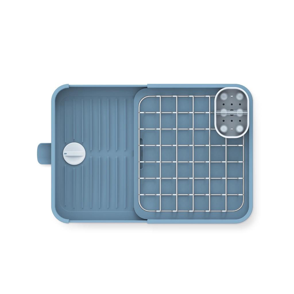 Kệ phơi tách chén Joseph Joseph 003123 - Extend Expandable Dish Drainer Editions Blue