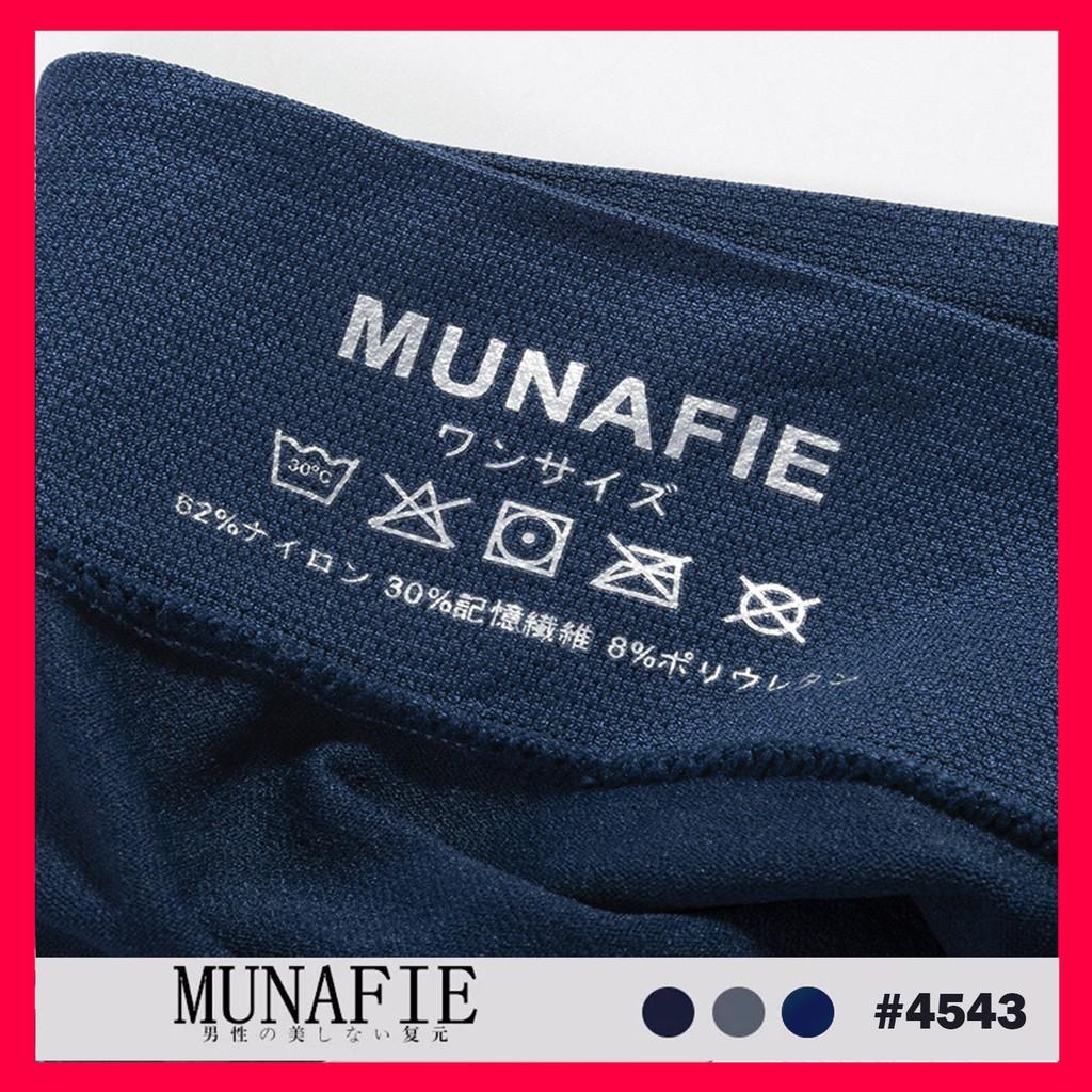 Combo 10 quần lót boxer đùi nam dệt kim Munafie 4543 Nhật Japan nam tính