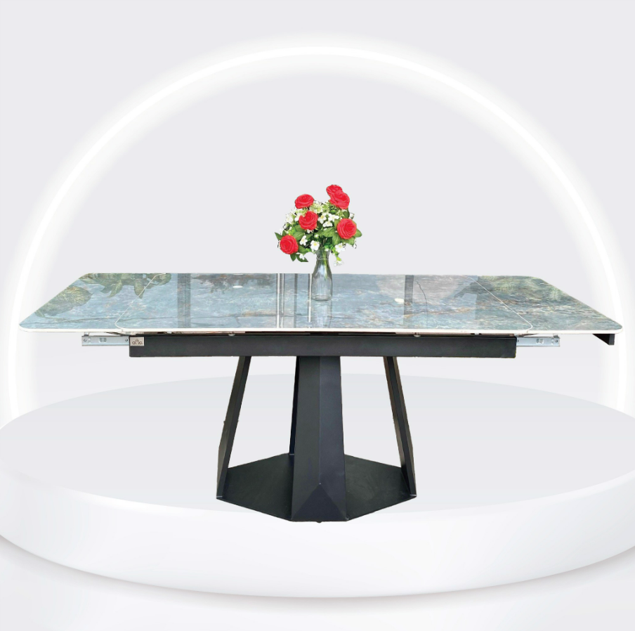 Bàn Ăn Mặt Đá Ceramic A-009EX Xanh Ý Alila