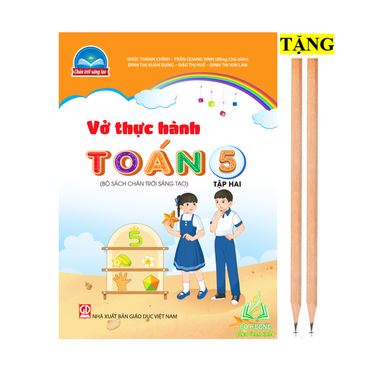 Sách - Combo Vở thực hành Toán 5 - tập 1 + 2 (Bộ sách Chân trời sáng tạo)