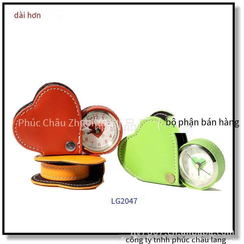 Ưu đãi đặc biệt đồng hồ gương đồng hồ gương Đồng hồ PU sinh viên đồng hồ báo thức nhỏ