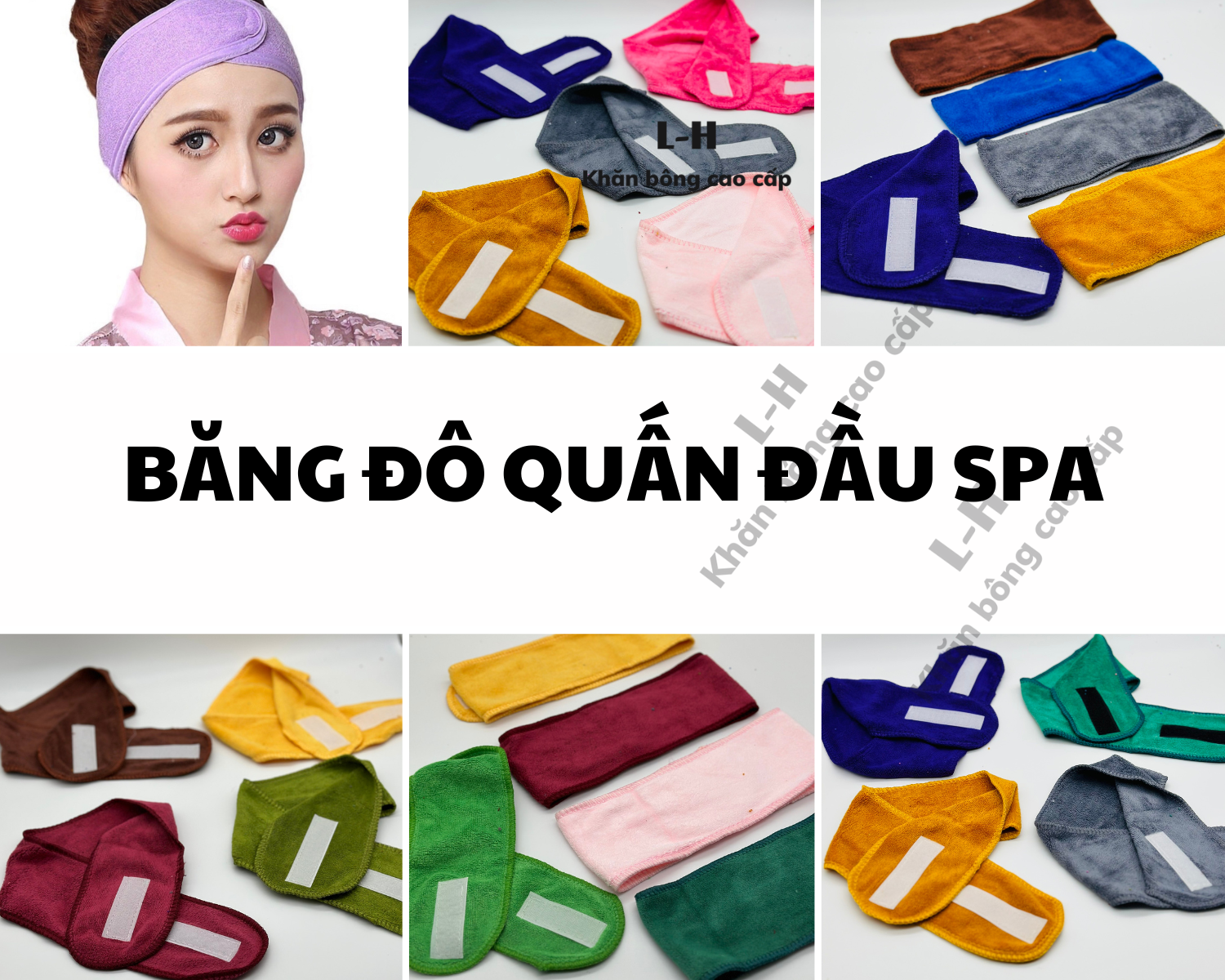 BĂNG ĐÔ QUẤN ĐẦU SPA LOẠI BẢN RỘNG 10CM